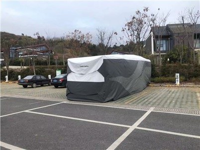 Dupont Tyvek Fabric RV viršelis Flying Dove Design